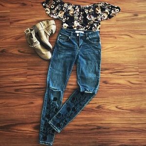 Ashley Mason Skinny Jeans, Dark Wash, Size 3